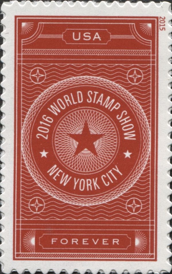 World Stamp Show-NY 2016 - Red