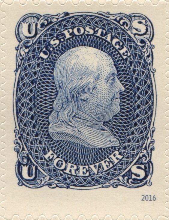 Classics: Benjamin Franklin 1861 1c