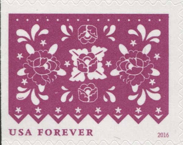 Celebrations: Fuchsia with Stars at Base