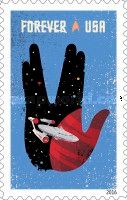 Star Trek: Enterprise, planet and Vulcan hand salute