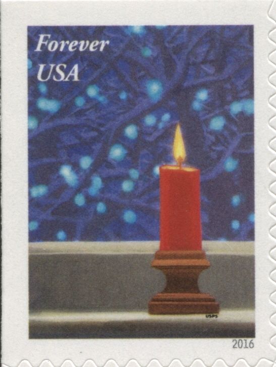 Holiday Window Views: Candle