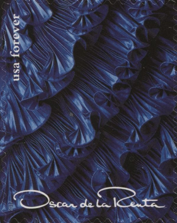 Oscar de la Renta - blue design