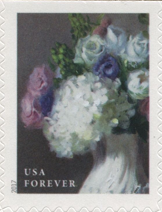 Flowers in White Vase - booklet