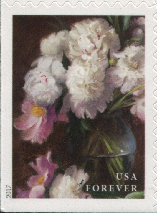 White and Pink Peonies - booklet