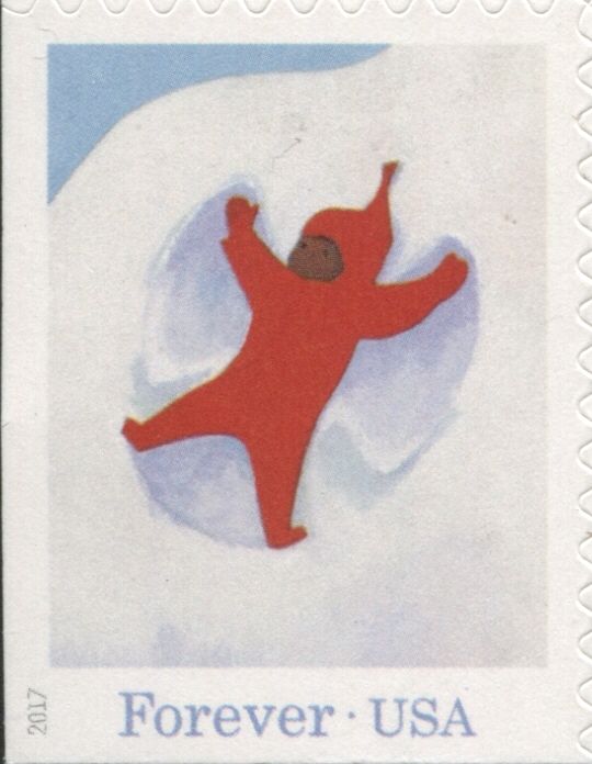 Peter Making Snow Angel