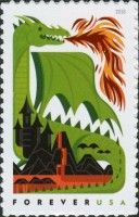 Green Dragon and Castle