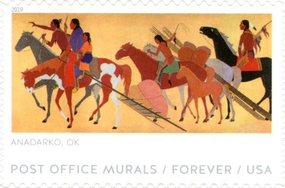"Kiowas Moving Camp” (1936), Anadarko, Oklahoma;