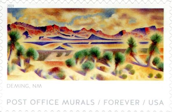 “Mountains and Yucca” (1937), Deming, New Mexico