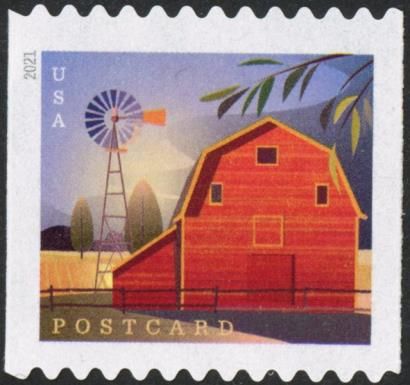 Gambrel Roofed Barn in Summer
