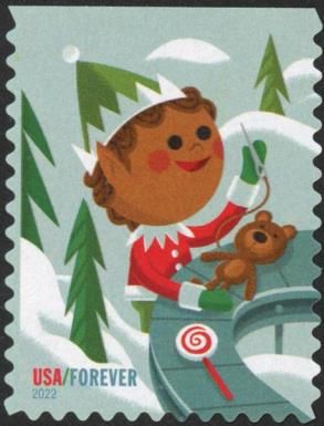Elf Sewing Teddy Bear