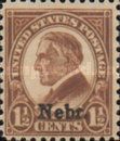 Warren G. Harding, overprinted Kans.