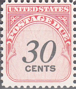 30 Cent Postage Due