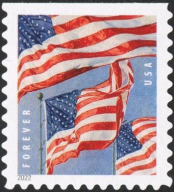 Flag Of USA (Ashton-Potter Booklet Pane Stamp)