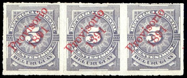 Provisorio 1891 Overprint