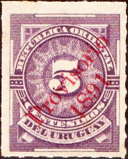 Provisorio 1891 Overprint