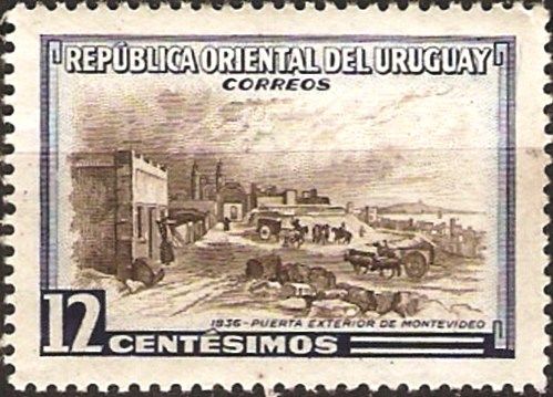 Outer Gateway of Montevideo, 1836
