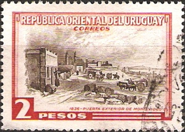 Outer Gateway of Montevideo, 1836
