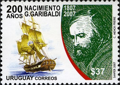Garibaldi and uruguayan ship
