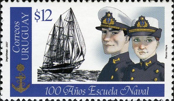 Sailing Ship, Male and Female Cadets Uniforms