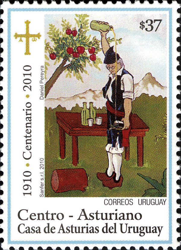 Asturian serving Sidra