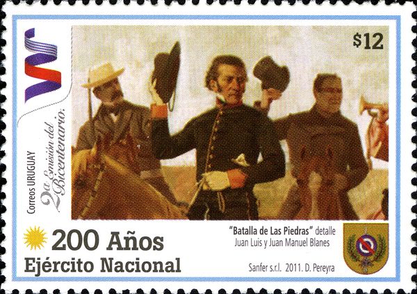 Battle of Las Piedras (detail) by Blanes