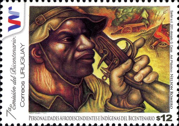 African Descent with gun