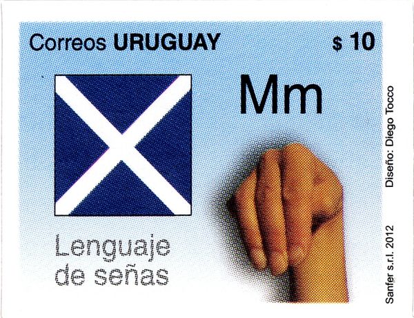 Sign Language - Letter M