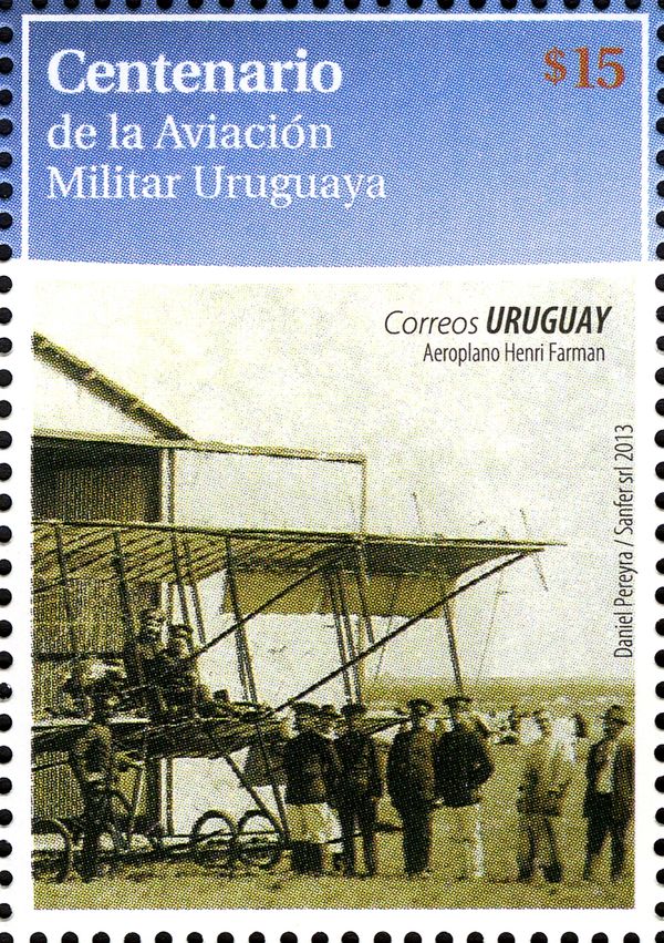 Soldiers and Farman Aircraft