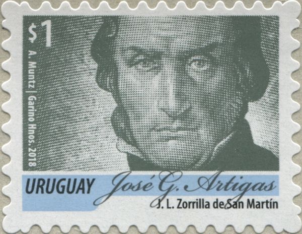 José Gervasio Artigas (1764-1850) - Dated "2018"