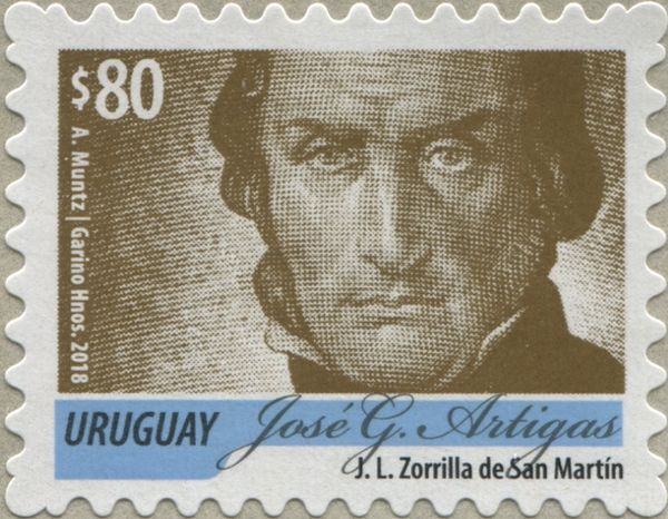 José Gervasio Artigas (1764-1850) - Dated "2018"