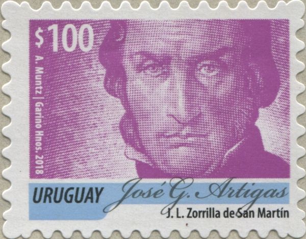 José Gervasio Artigas (1764-1850) - Dated "2018"