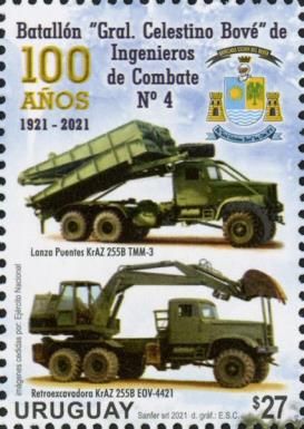 Celestino Bové Combat Engineer Batallion Number 4, Centenary