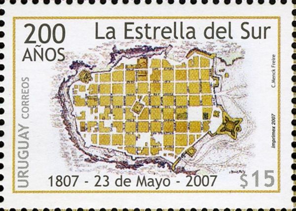 Map of Montevideo of 1807