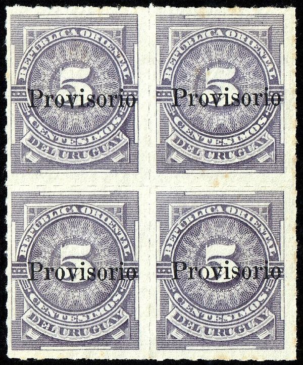 Numeral - Overprinted
