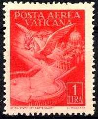 Peace Dove over St. Paul's Church in Rome