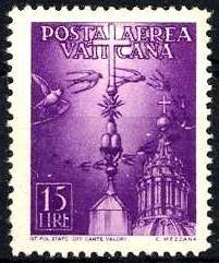 Swallows Flying over St. Paul's Church in Rome