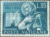 Book and portrait of St. Augustine