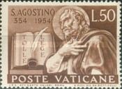 Book and portrait of St. Augustine