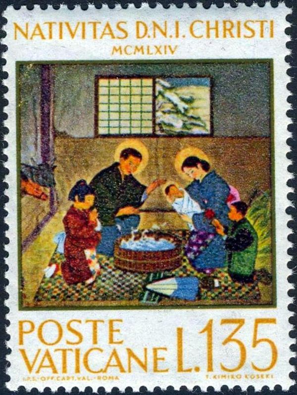 "Christmas Scene" (Kimiko Koseki)