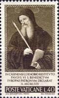 Polyptych of St. Peter (St Benedict) by Le Perugin