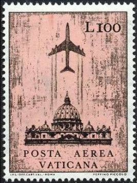 Jetliner over St. Peter's