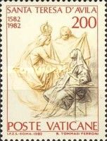 A vision of St. Theresa