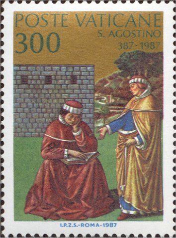 St. Augustine Reads the Letters of St. Paul