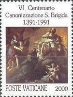 Santa Brigida and Christ