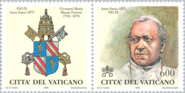 Pope Pius IX(1792-1878.reg from 1846)