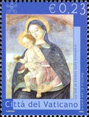 Madonna on the Tomb of Pope Pius XII