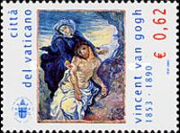"Pietà (after Delacroix)" by Vincent van Gogh