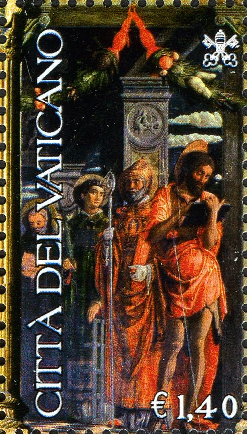 St. Gregory and St. John the Baptist, by Mantegna
