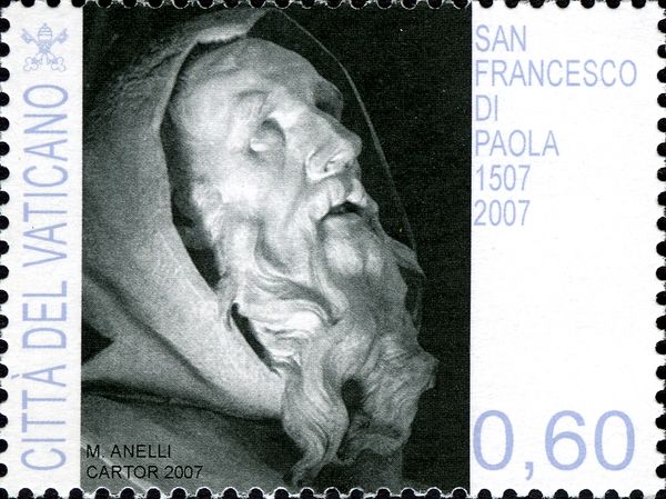 Sculpture of St. Francis of Paola