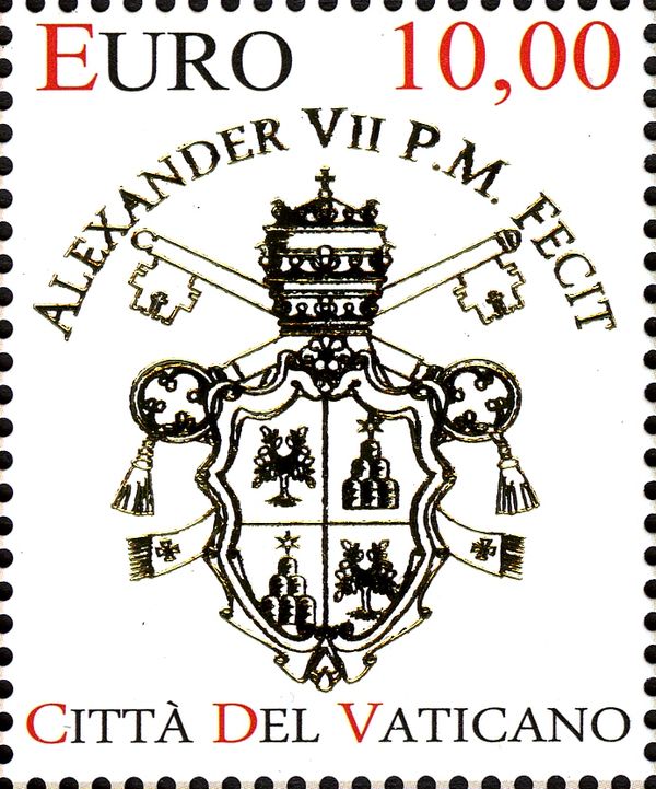 Coat of Arms of Pope Alexander VII